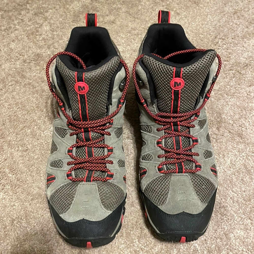 Merrell Deverta Mid Boots Men's 11 US Waterproof Vent Hiking Shoes